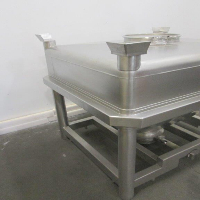 Glatt 15 cubic Foot Stainless Steel Totes image 1